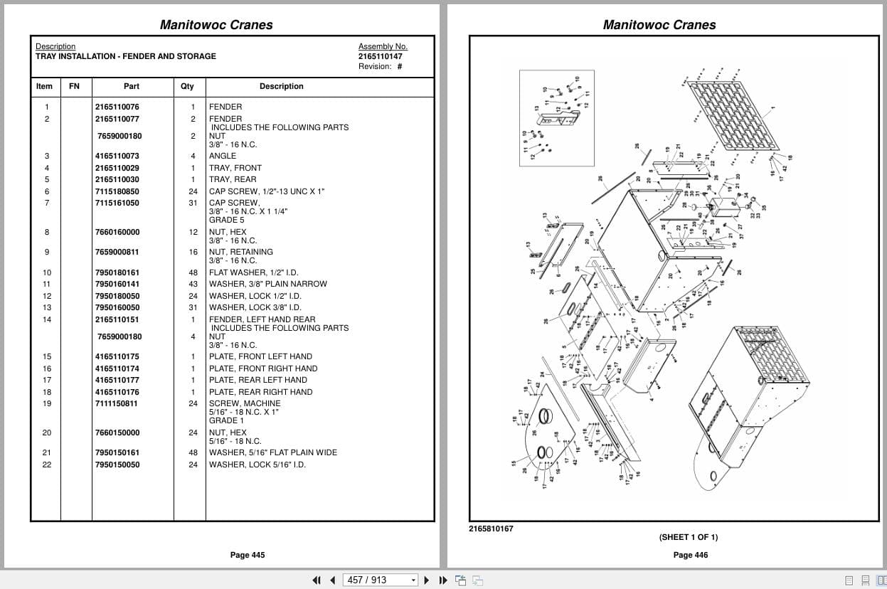 Grove Crane RT650E 229316 Parts Manual 2016 (2)