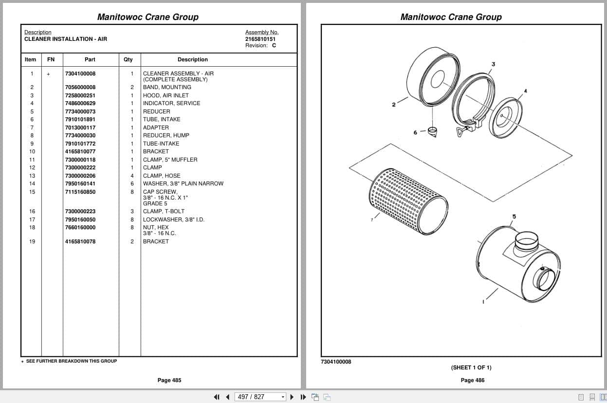 Grove Crane RT650E 229462 Parts Manual 2008 (2)