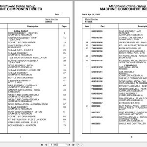Grove Crane RT650E 229852 Parts Manual 2009 (1)