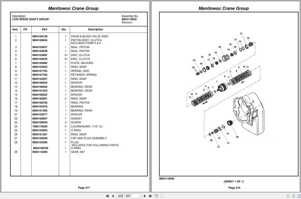 Grove Crane RT650E 229896 Parts Manual 2009 (2)
