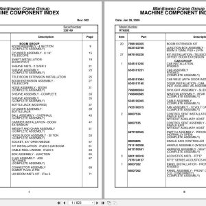 Grove Crane RT650E 230149 Parts Manual 2009 (1)