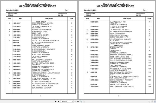 Grove Crane RT650E 230165 Parts Manual 2008 (1)