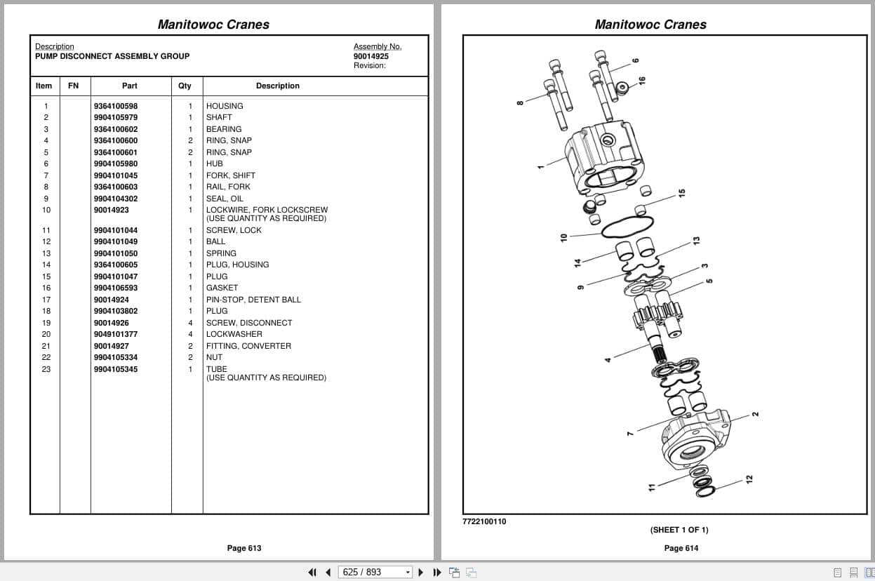 Grove Crane RT650E 230897 Parts Manual 2010 (2)