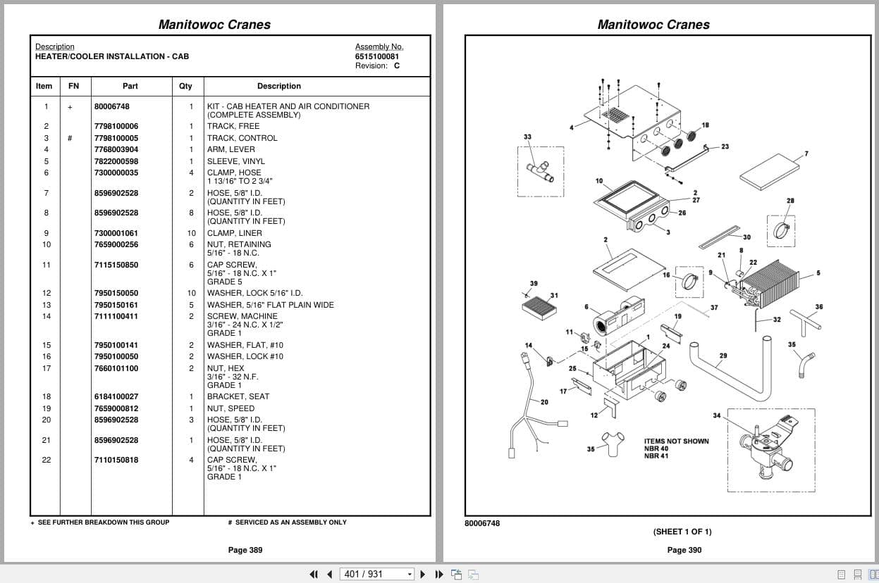 Grove Crane RT650E 230899 Parts Manual 2010 (2)