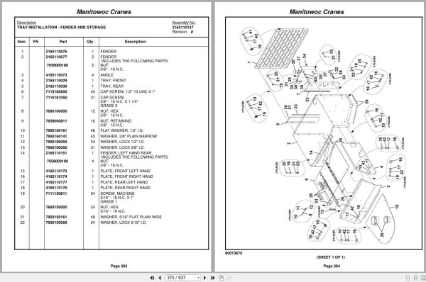 Grove Crane RT650E 231259 Parts Manual 2010 (2)