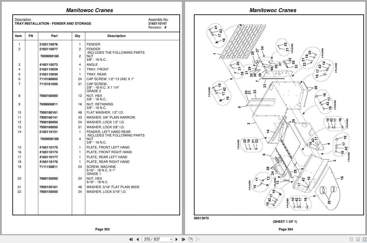 Grove Crane RT650E 231259 Parts Manual 2010 (2)