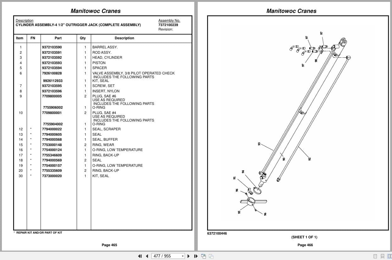Grove Crane RT650E 231863 Parts Manual 2014 (2)