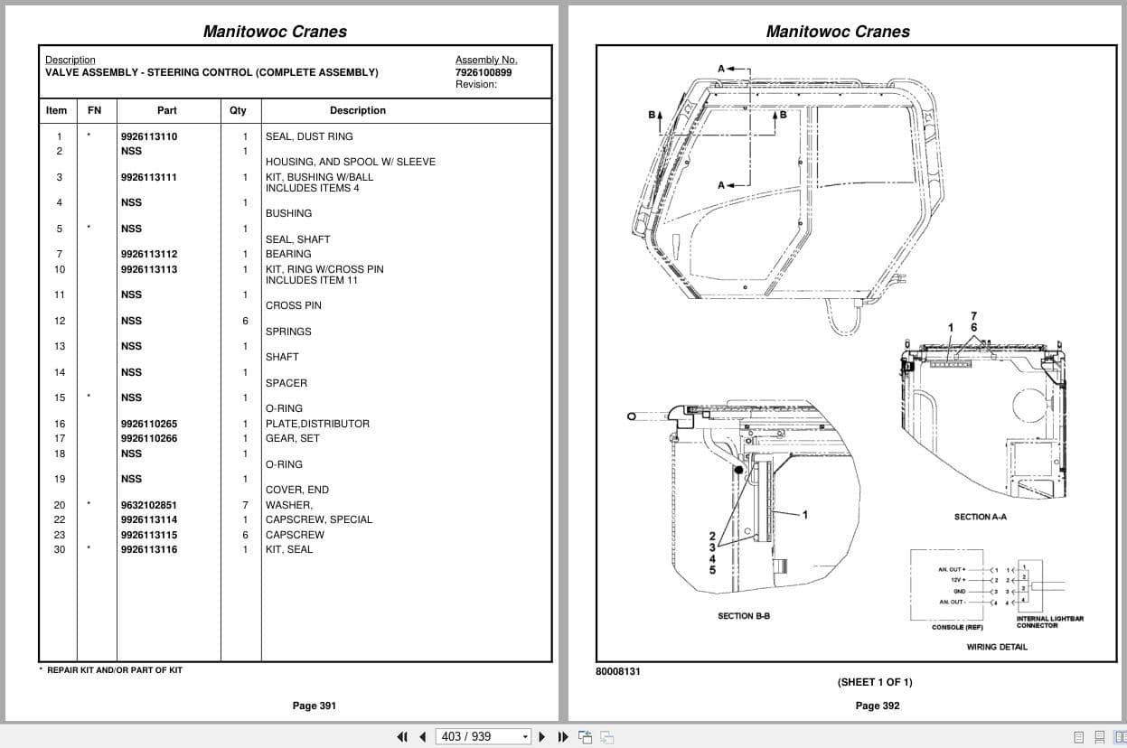 Grove Crane RT650E 233147 Parts Manual 2012 (2)