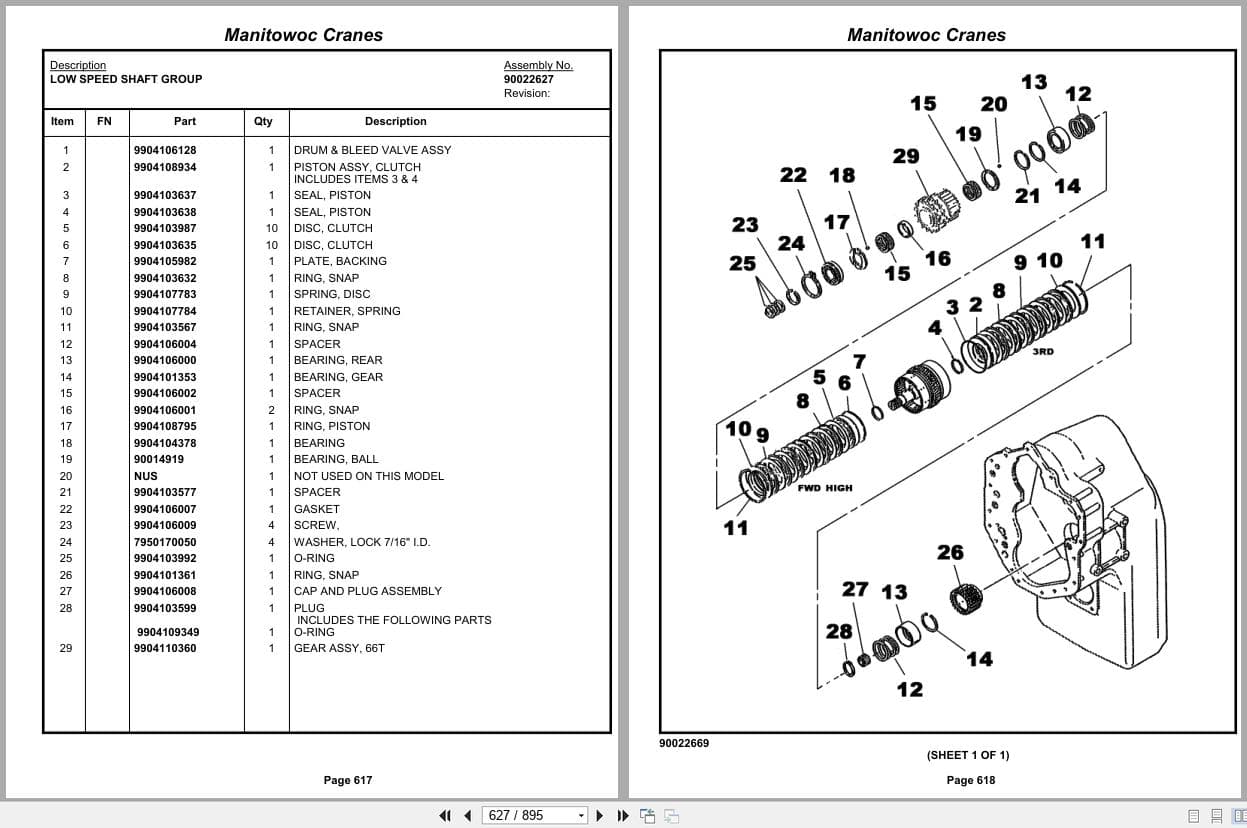 Grove Crane RT650E 233317 Parts Manual 2012 (2)