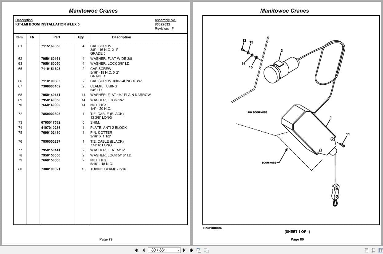 Grove Crane RT650E 233341 Parts Manual 2012 (2)