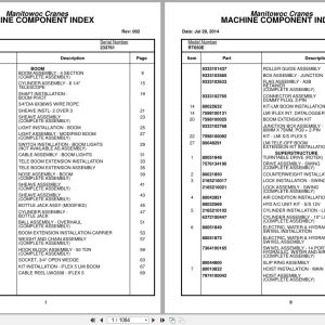 Grove Crane RT650E 233761 Parts Manual 2014 (1)