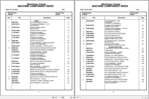 Grove Crane RT650E 235640 Parts Manual 2016 (1)