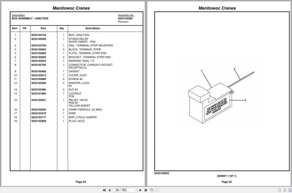 Grove Crane RT650E   50US T 234714 Parts Manual 2014 (2)
