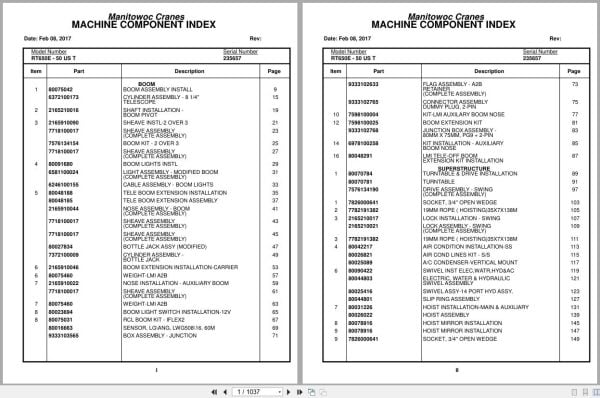 Grove Crane RT650E   50US T 235657 Parts Manual 2017 (1)