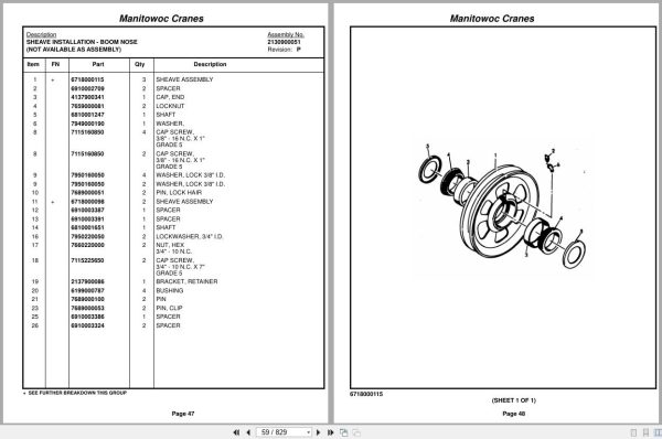 Grove Crane RT65S 38023 Parts Manual 2016 (2)