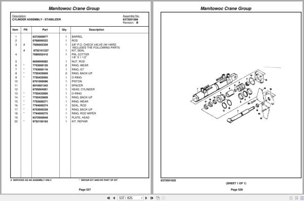 Grove Crane RT725 69203 Parts Manual 2005 (2)