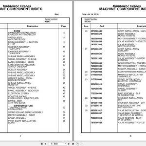 Grove Crane RT740 49667 Parts Manual 2010 (1)