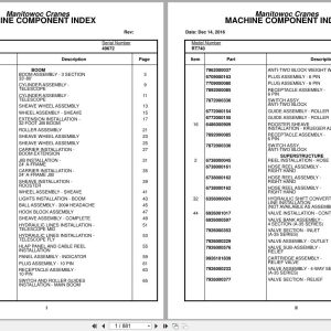 Grove Crane RT740 49672 Parts Manual 2016 (1)