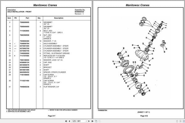 Grove Crane RT740 49672 Parts Manual 2016 (2)