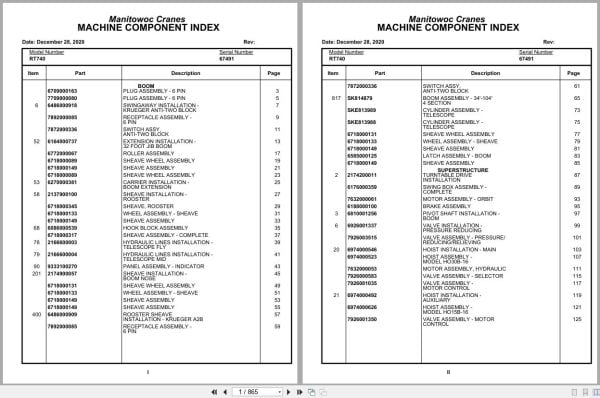 Grove Crane RT740 67491 Parts Manual 2020 (1)