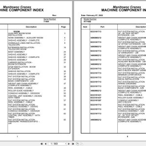 Grove Crane RT740B 71494 Parts Manual 2022 (1)