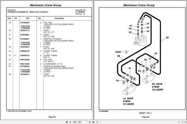 Grove Crane RT740B 72300 Parts Manual 2005 (2)