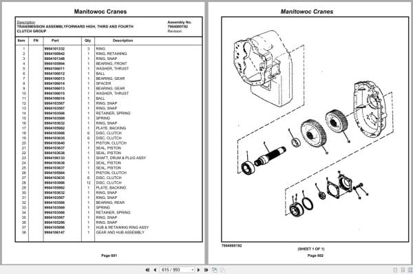 Grove Crane RT740B 74747 Parts Manual 2021 (2)