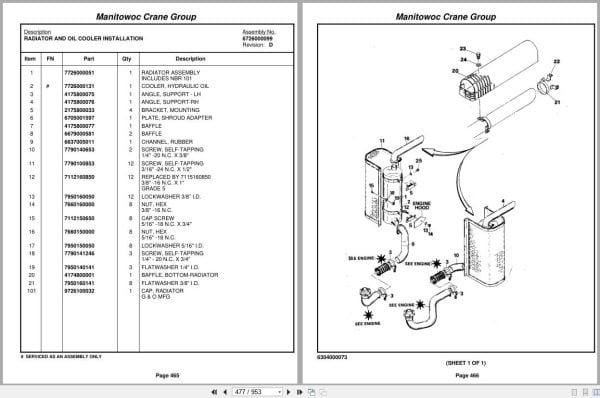 Grove Crane RT745 72319 Parts Manual 2005 (2)
