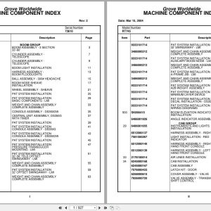 Grove Crane RT745 73610 Parts Manual 2004 (1)