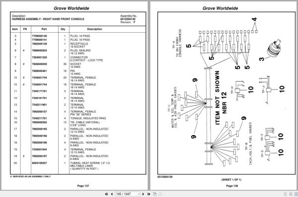 Grove Crane RT745 75129 Parts Manual 2003 (2)