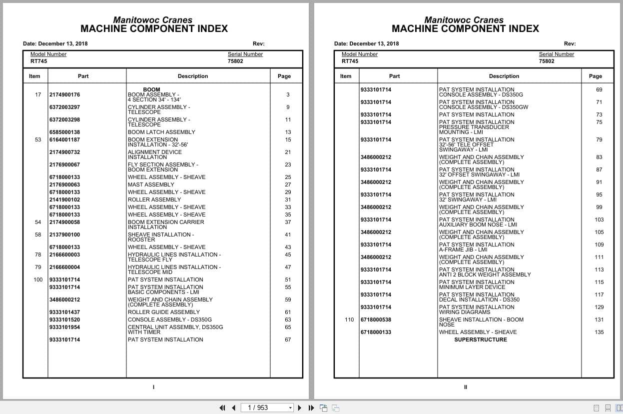Grove Crane RT745 75802 Parts Manual 2018 (1)