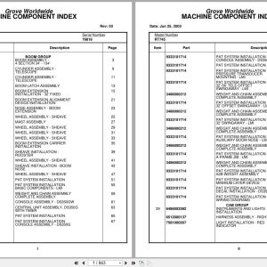 Grove Crane RT745 76818 Parts Manual 2003 (1)