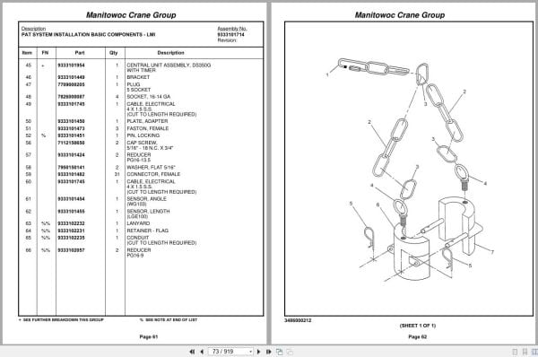 Grove Crane RT745 77249 Parts Manual 2009 (2)