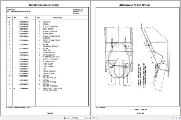 Grove Crane RT745 78267 Parts Manual 2005 (2)