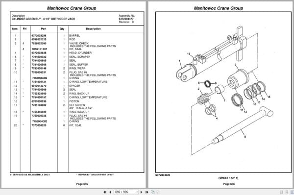 Grove Crane RT745 83856 Parts Manual 2005 (2)