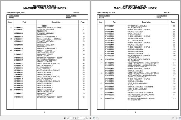 Grove Crane RT745 84524 Parts Manual 2021 (1)