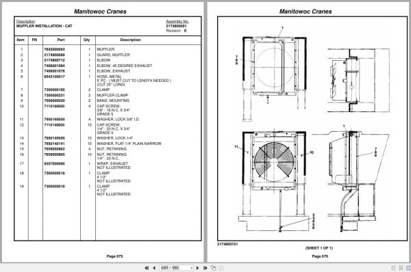 Grove Crane RT750 220558 Parts Manual 2014 (2)