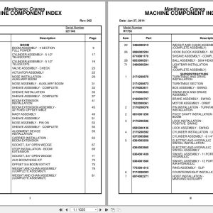 Grove Crane RT750 221146 Parts Manual 2014 (1)