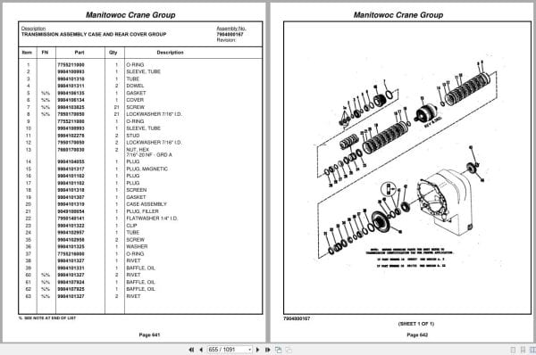 Grove Crane RT750 87256 Parts Manual 2004 (2)