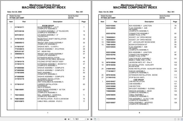 Grove Crane RT750E 224183 Parts Manual 2008 (1)