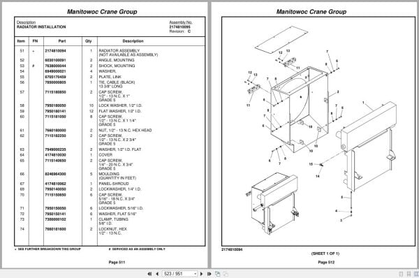 Grove Crane RT750E 224183 Parts Manual 2008 (2)