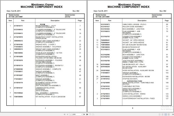 Grove Crane RT750E 225702 Parts Manual 2011 (1)