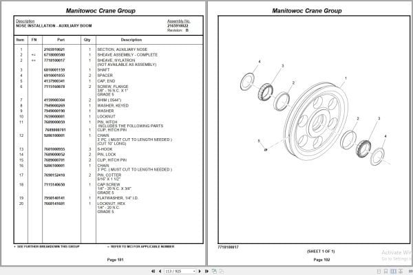 Grove Crane RT750E 225711 Parts Manual 2007 (2)