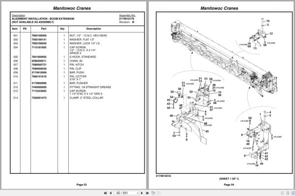Grove Crane RT750E 225723 Parts Manual 2016 (2)