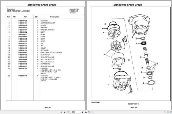 Grove Crane RT755 50714 Parts Manual 2007 (2)