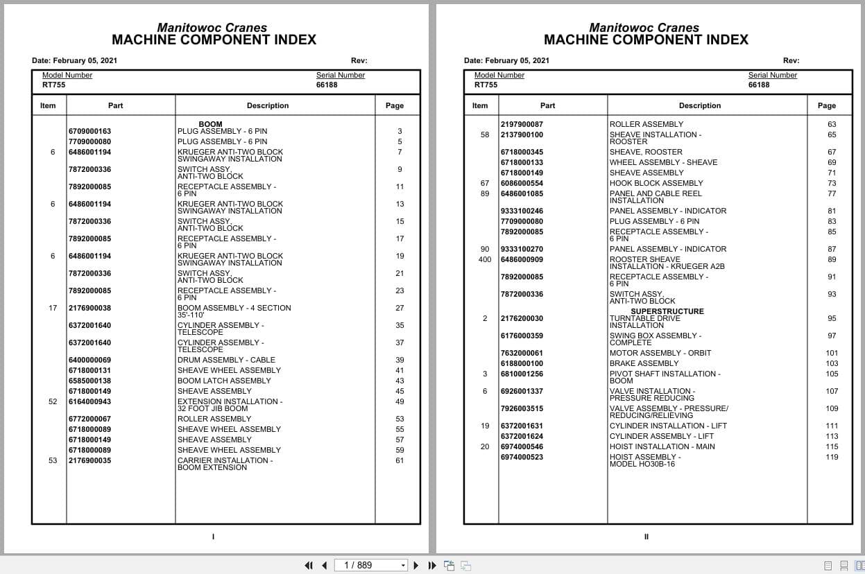 Grove Crane RT755 66188 Parts Manual 2021 (1)
