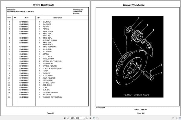 Grove Crane RT75S 32729 Parts Manual 2004 (2)