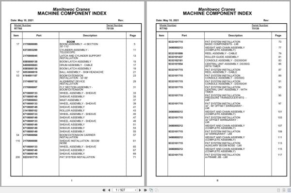 Grove Crane RT760 75139 Parts Manual 2021 (1)