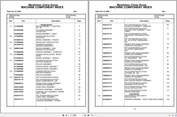 Grove Crane RT760 77139 Parts Manual 2005 (1)