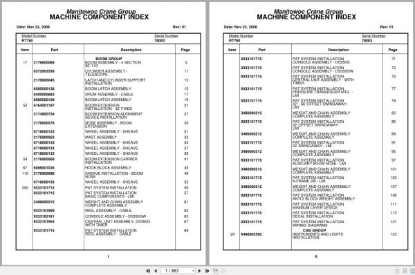 Grove Crane RT760 78083 Parts Manual 2006 (1)